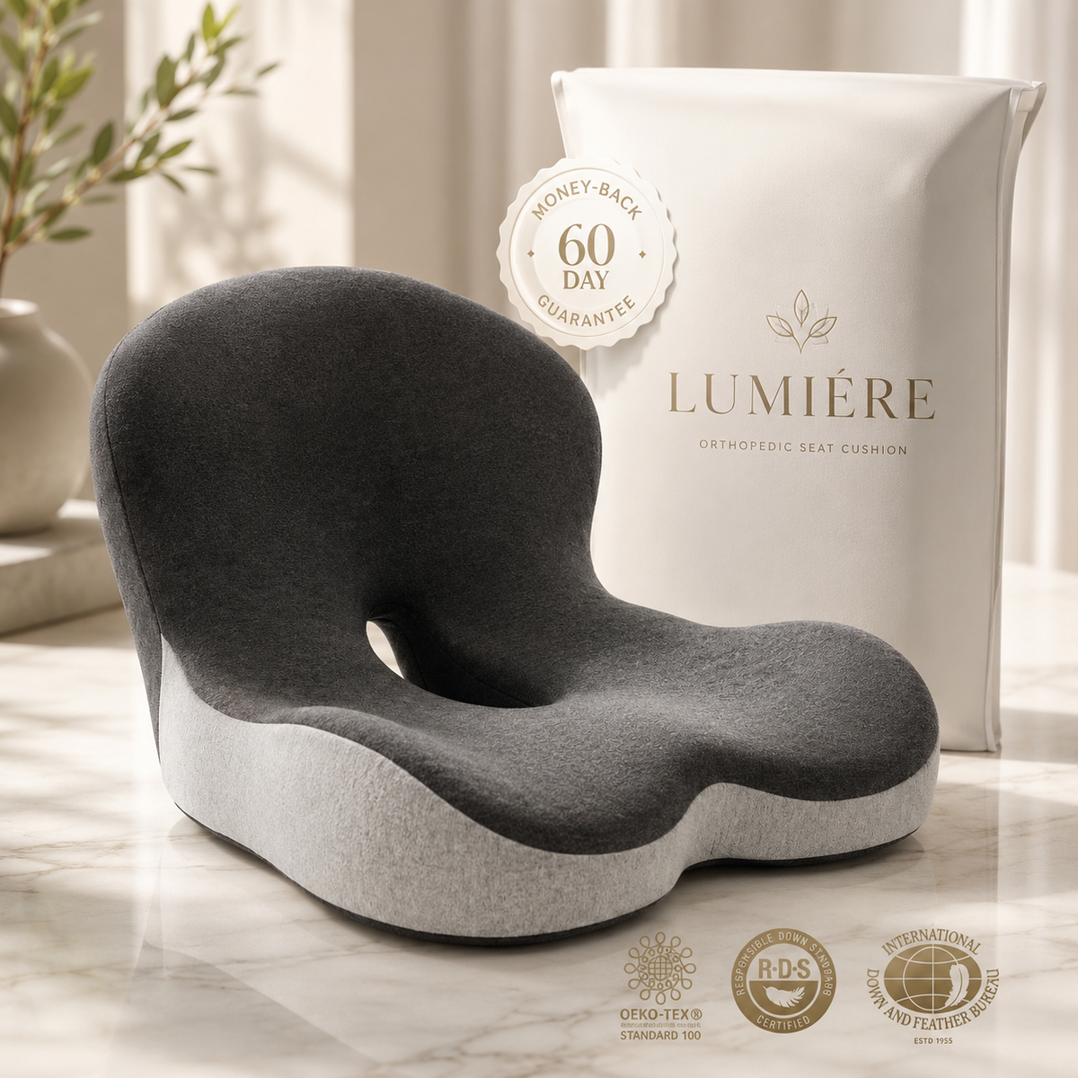 Lumiére™ Ortopéd Ülőpárna